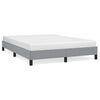 vidaXL Bed Frame without Mattress Light Grey 152x203 cm Queen Fabric