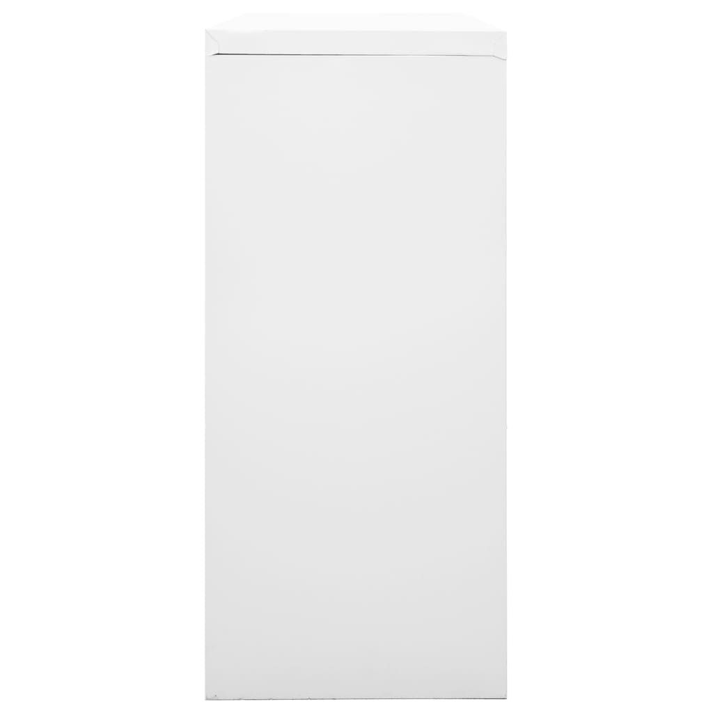 vidaXL Sliding Door Cabinet Grey 90x40x90 cm Steel