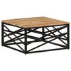 vidaXL Coffee Table 68x68x35 cm Solid Acacia Wood