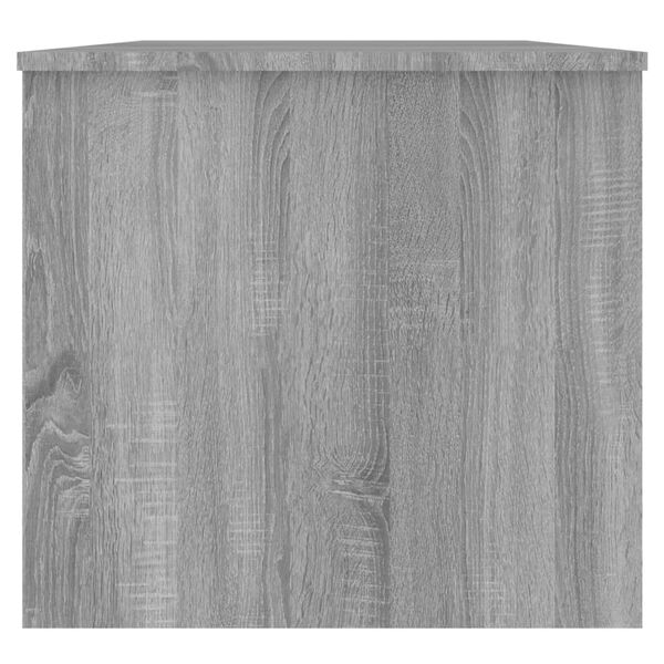 vidaXL Coffee Table Grey Sonoma 102x50.5x46.5 cm Engineered Wood