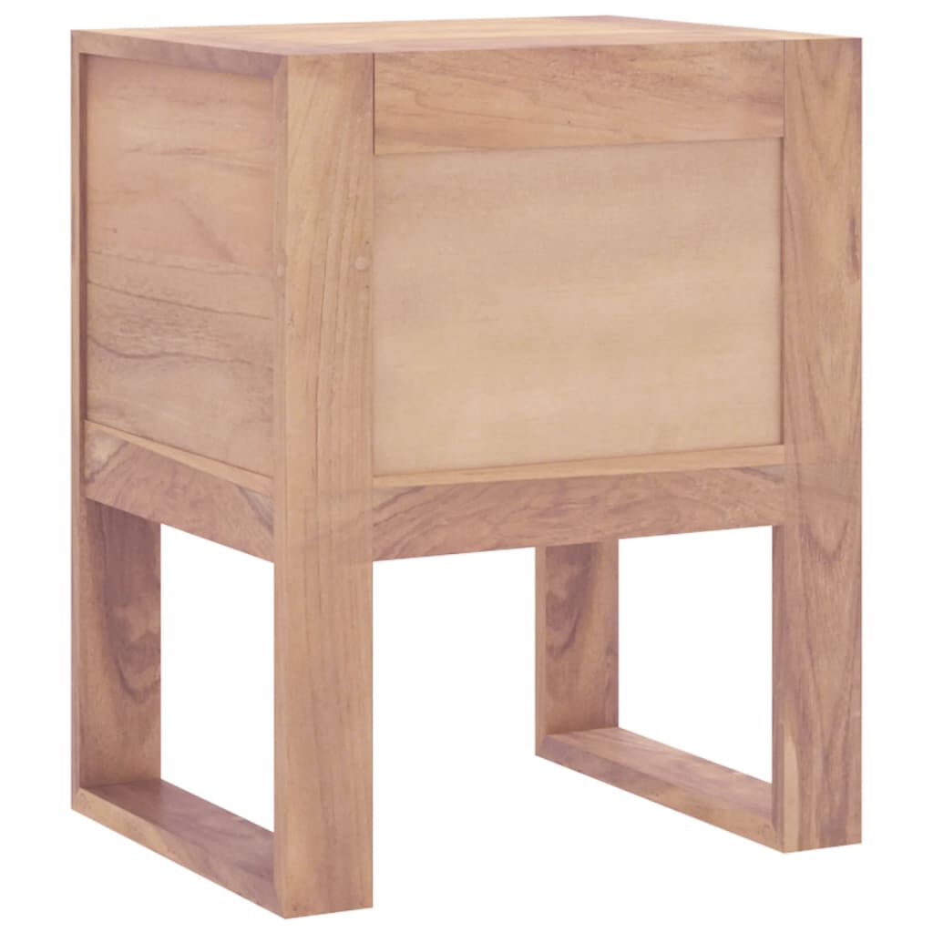 vidaXL Bedside Cabinet 40x30x50 cm Solid Teak Wood