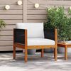 vidaXL Garden Chairs 2 pcs Solid Acacia Wood