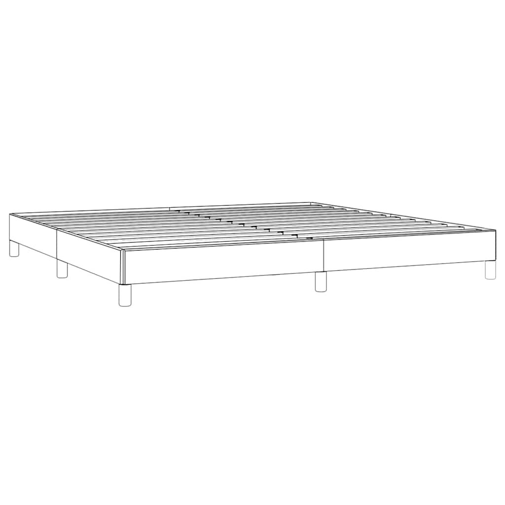 vidaXL Bed Frame without Mattress Light Grey 193x203 cm Fabric