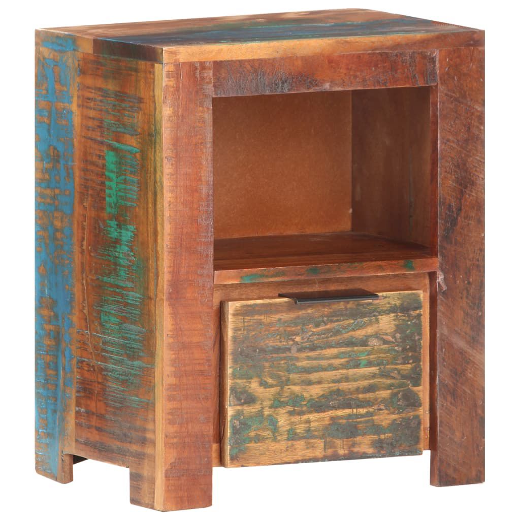 vidaXL Bedside Cabinet 40x30x50 cm Solid Reclaimed Wood