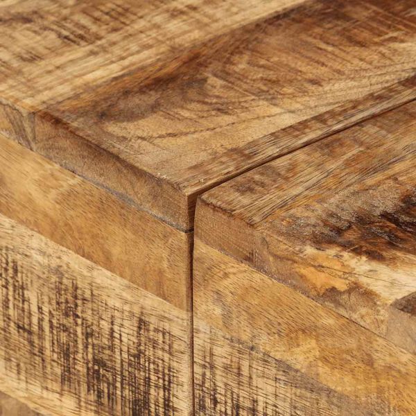 vidaXL Coffee Table 68x68x41 cm Rough Mango Wood
