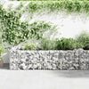 vidaXL Gabion Planter Galvanised Steel 180x90x50 cm