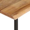 vidaXL Peg with Live Edge 100x35x22 cm Solid Acacia Wood