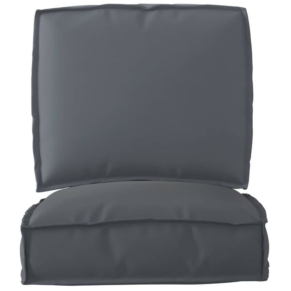 vidaXL Pallet Cushion Set 2 pcs Anthracite Oxford Fabric