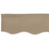 vidaXL Awning Replacement Fabric Beige 300 x 250 cm Canvas