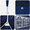 vidaXL Party Tent Blue 400 x 400 x 266 cm Polyethylene