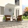 vidaXL Retractable Awning 150x150 cm Cream