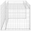 vidaXL Lawn Mower Garage with Raised Bed 110x80x60 cm Steel Wire