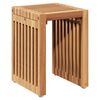vidaXL Nest of SideTables Stackable 3 pcs Brown 33 x 44.5 x 51 cm