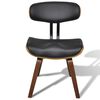 Artificial Leather Dining Chair with Backrest 2 pcs