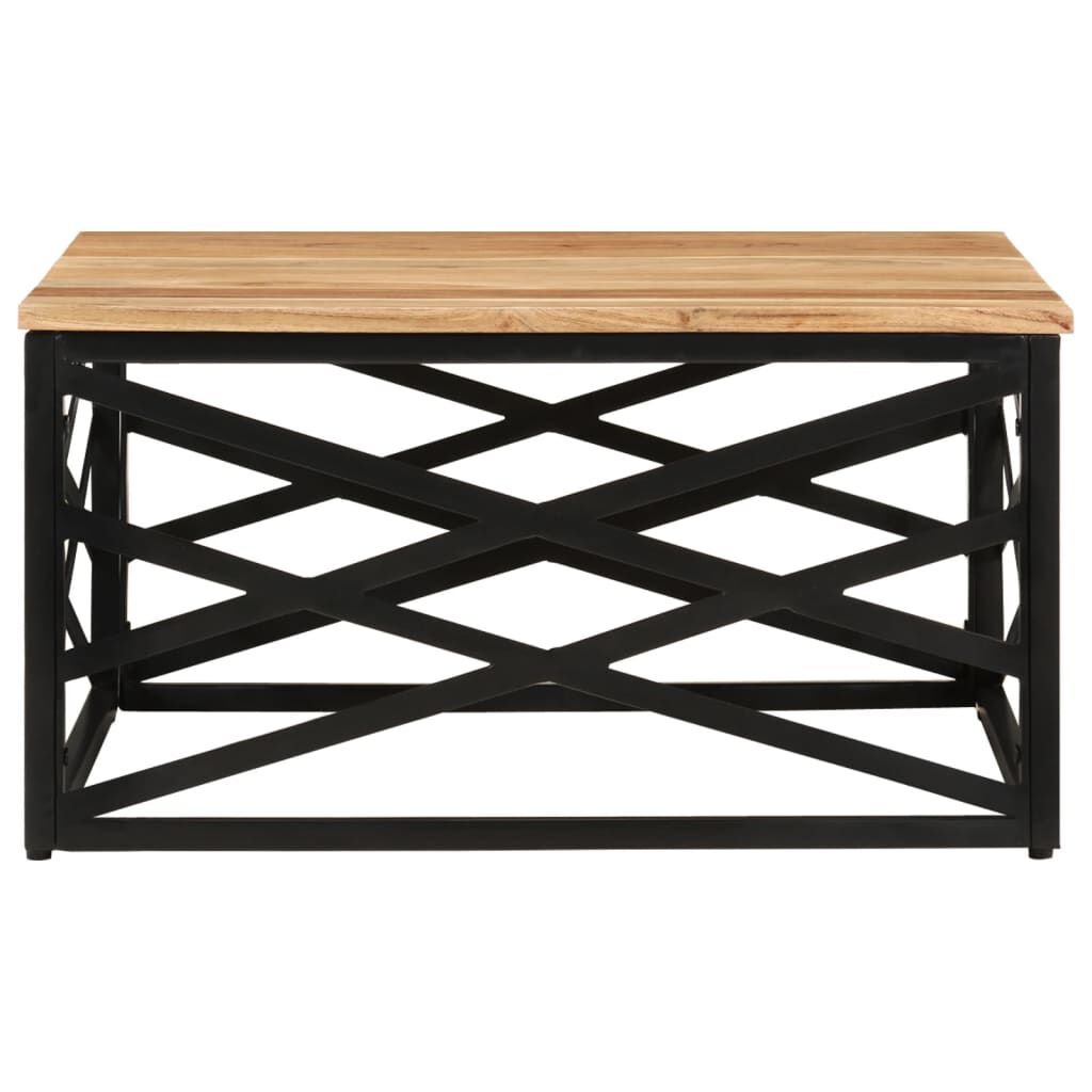 vidaXL Coffee Table 68x68x35 cm Solid Acacia Wood