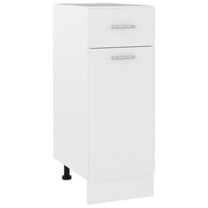vidaXL Drawer Bottom Cabinet Lyon White 30x46x81.5 cm Engineered Wood
