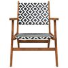 vidaXL Garden Chairs 2 pcs Solid Acacia Wood