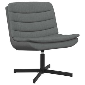 vidaXL Swivel Chair Dark Grey 63 x 75 x 76 cm Fabric