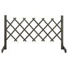 vidaXL Garden Trellis Fence Grey 120x60 cm Solid Firwood