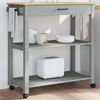 vidaXL Kitchen Trolley MONZA 84x40x88.5 cm Solid Wood Pine