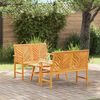 vidaXL Garden Lounge Set Brown Solid Acacia wood
