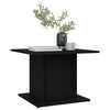 vidaXL Coffee Table Black 55.5x55.5x40 cm Engineered Wood
