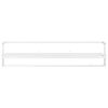 vidaXL Towel Rack White 95x25x22 cm Iron