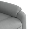 vidaXL Stand up Recliner Chair Light Grey Fabric