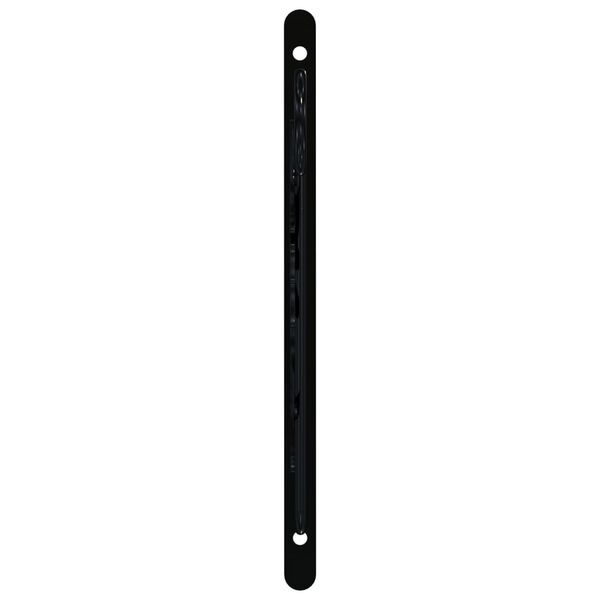 vidaXL Hanging Basket Brackets 4 pcs Black Steel