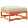 vidaXL 10 Piece Garden Sofa Set with Cushions Wax Brown Solid Wood Pine