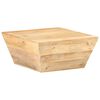 vidaXL Coffee Table V-shape 66x66x30 cm Solid Mango Wood
