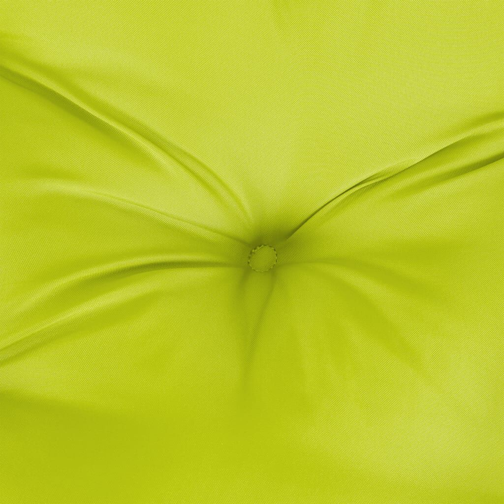 vidaXL Chair Cushions 4 pcs Bright Green 50x50x7 cm Oxford Fabric