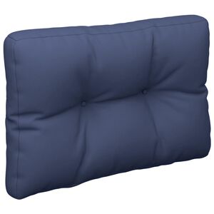 vidaXL Pallet Cushion Navy Blue 50x40x12 cm Fabric