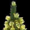 vidaXL Artificial Hinged Christmas Tree 150 LEDs 150 cm