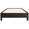 vidaXL Bed Frame without Mattress Black 100x203 cm Twin XL Faux Leather