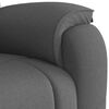 vidaXL Massage Recliner Chair Dark Grey Fabric
