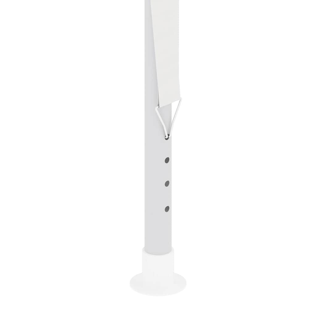 vidaXL Professional Party Tent with Side Walls 2x2 m White 90 g/m²
