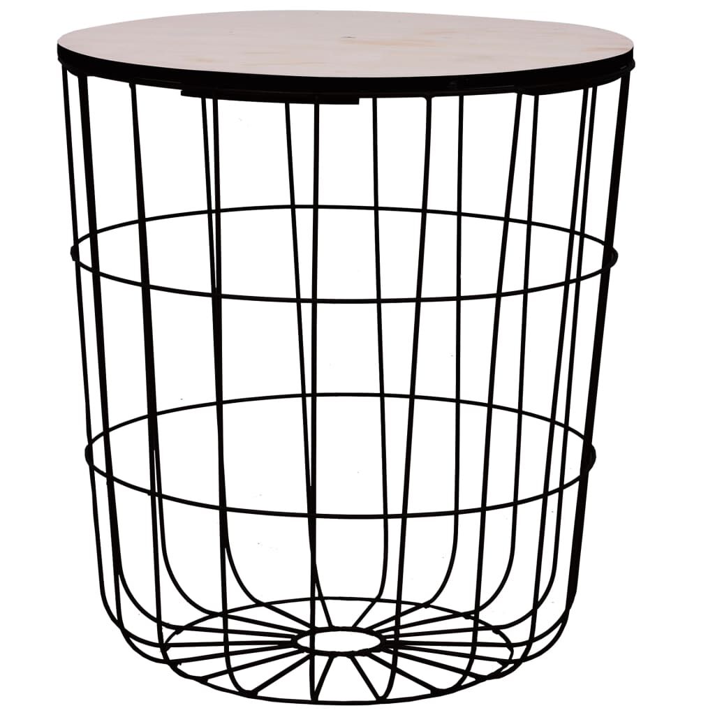 vidaXL Coffee Table Black ? 39.5 cm