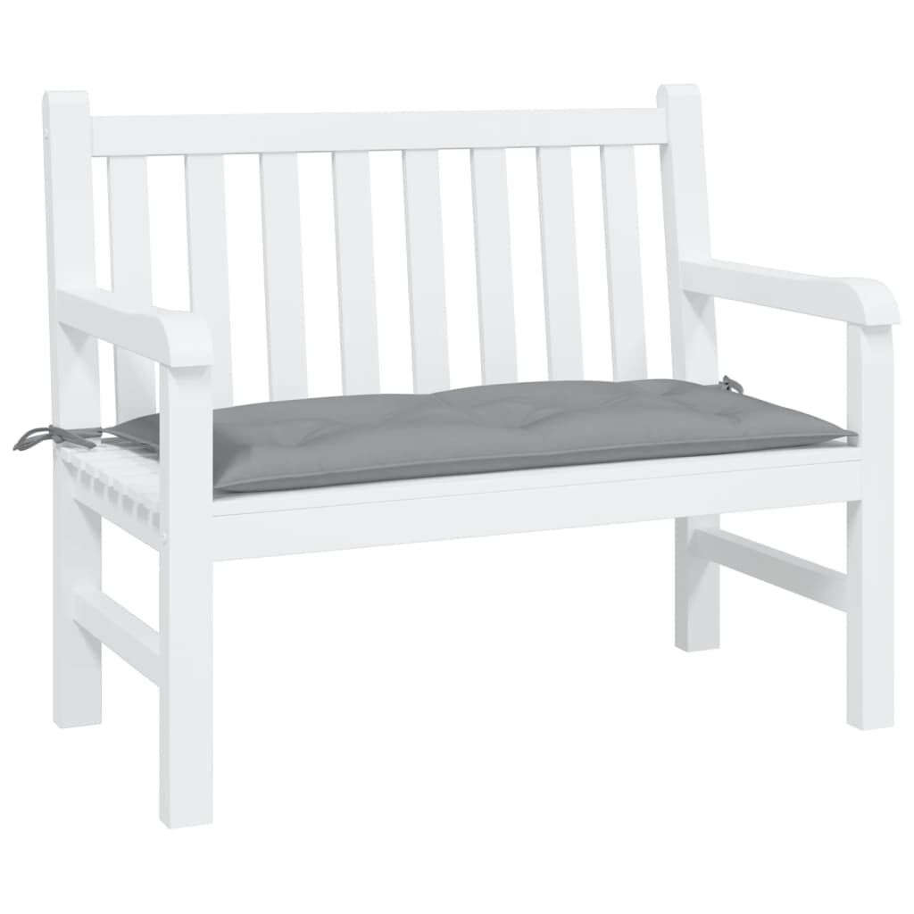 vidaXL Garden Bench Cushion Grey 100x50x7 cm Oxford Fabric