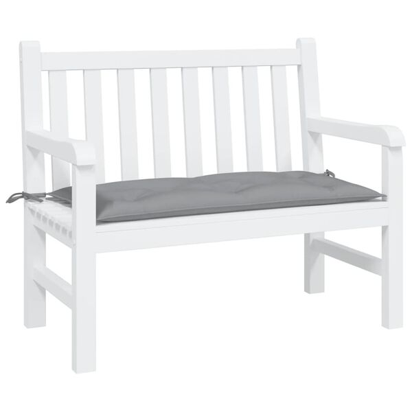 vidaXL Garden Bench Cushion Grey 100x50x7 cm Oxford Fabric