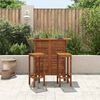 vidaXL Bar Table 110x50x105 cm Solid Acacia Wood