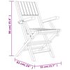 vidaXL 5 Piece Garden Dining Set Solid Wood Teak