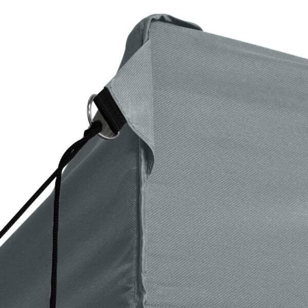 vidaXL Foldable Tent Pop-Up with 4 Side Walls 3x4.5 m Anthracite
