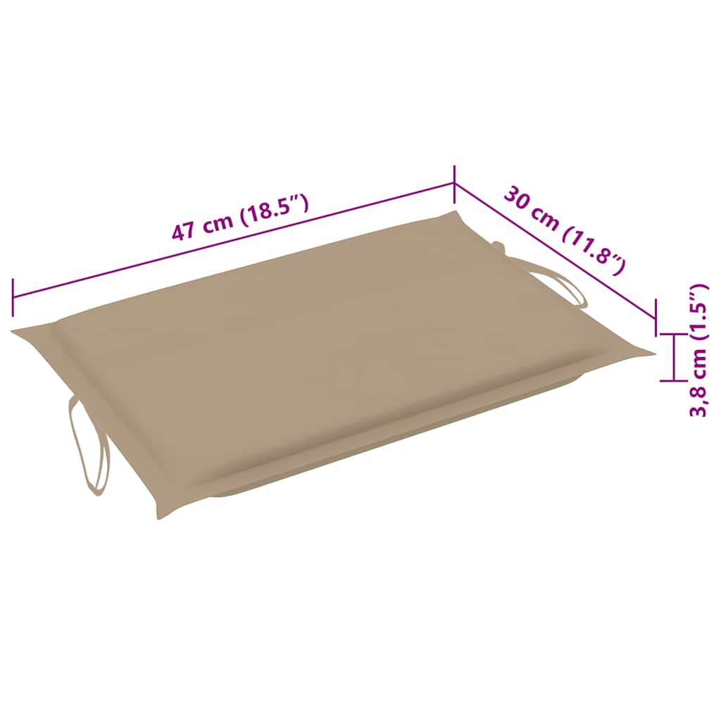 vidaXL Sun Loungers 2 pcs with Cushions Solid Wood Acacia