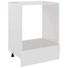 vidaXL Oven Cabinet "Lyon" White 60x46x81,5 cm Engineered Wood