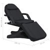 vidaXL Massage Table Black 180x62x(86.5-118) cm
