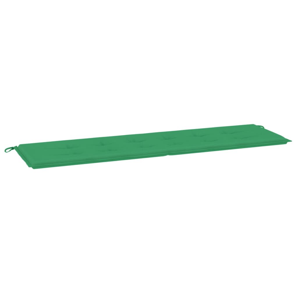 vidaXL Garden Bench Cushion Green 180x50x3 cm Oxford Fabric
