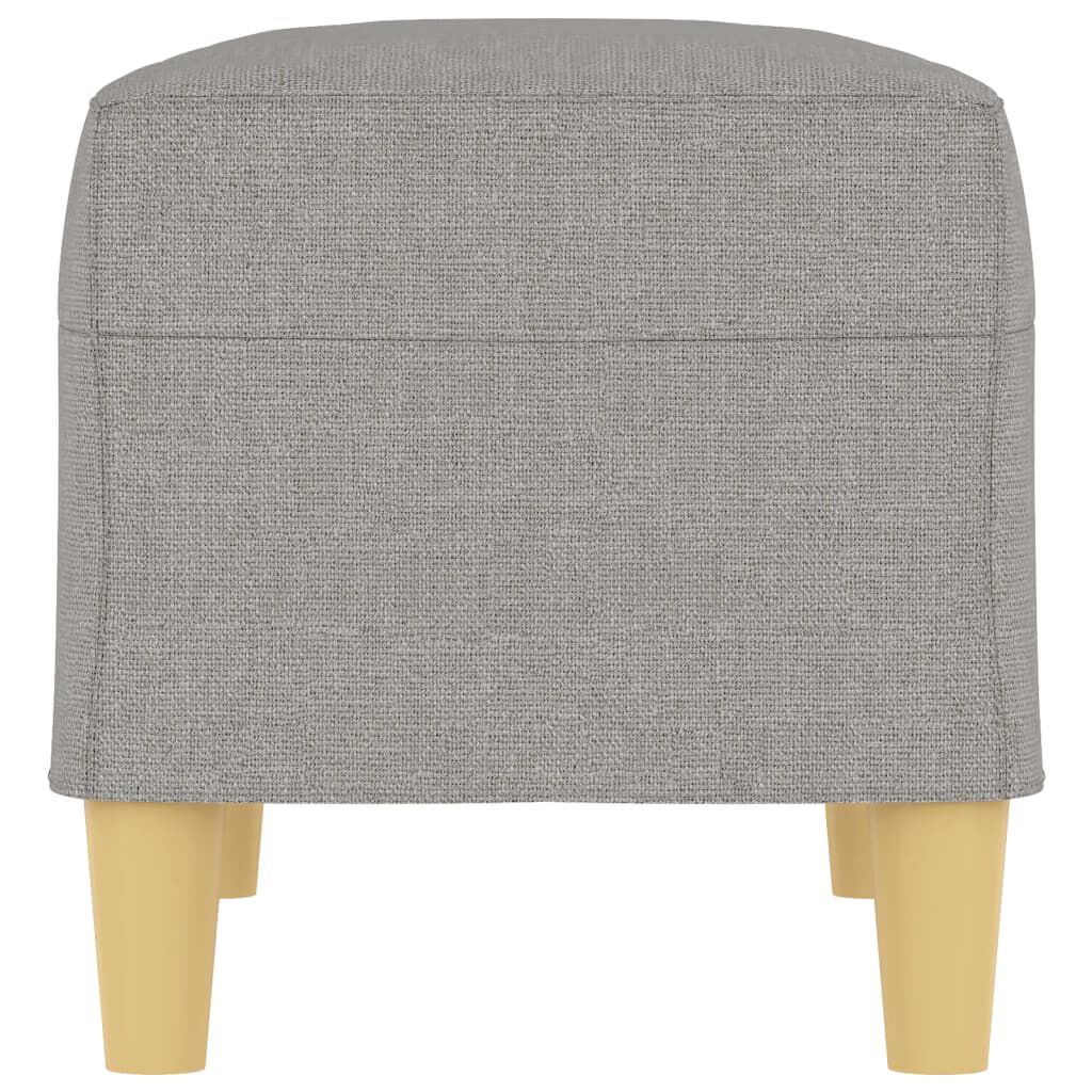 vidaXL Bench Light Grey 70x35x41 cm Fabric