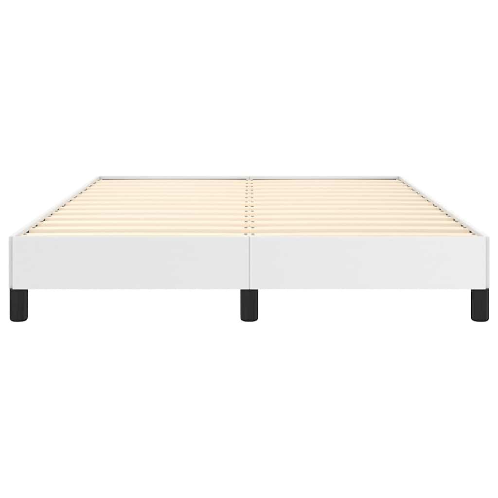 vidaXL Bed Frame without Mattress White 137x190 cm Full Faux Leather