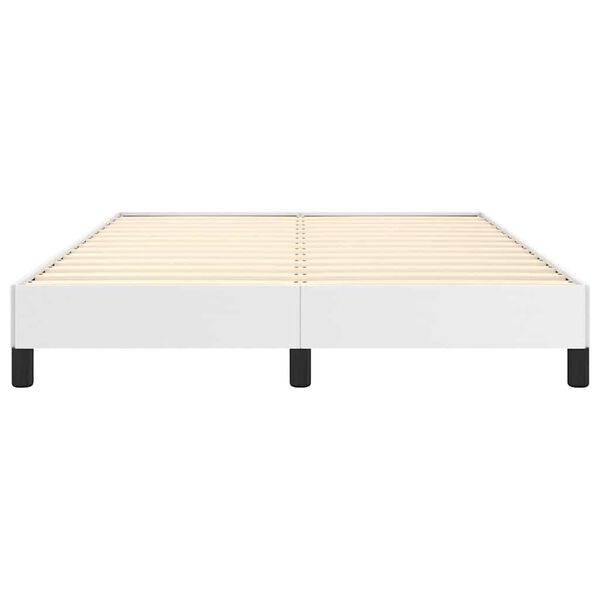 vidaXL Bed Frame without Mattress White 137x190 cm Full Faux Leather